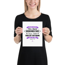 Load image into Gallery viewer, Isaiah 43:1 - &quot;Fear Not For I Have Redeemed Thee&quot; - Religious Poster-Downloads-Thou Art Mine-Thou Art Mine
