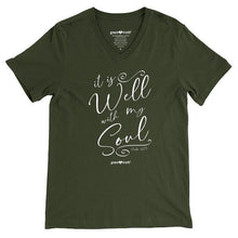 Load image into Gallery viewer, it-is-well-script-womens-religious-t-shirt-grace-&amp;-truth
