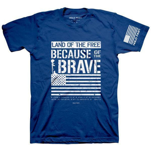 land-of-the-free-joshua-1:9--religious-t-shirt-hold-fast