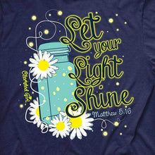 Load image into Gallery viewer, lightning-bug-kids-religious-tee-cherished-girl
