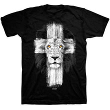 Load image into Gallery viewer, lion-cross--religious-t-shirt-kerusso
