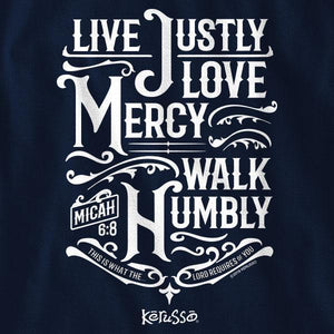 live-justly-love-mercy--religious-t-shirt-kerusso