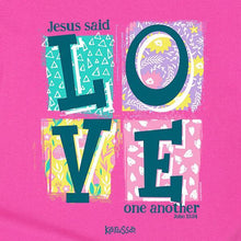 Load image into Gallery viewer, love-blocks-kids-religious-t-shirt-kerusso-kidz
