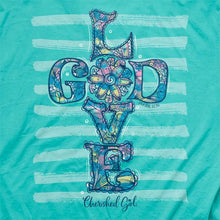 Load image into Gallery viewer, love-god--religious-t-shirt-cherished-girl
