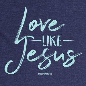 love-like-jesus-womens-religious-t-shirt-grace-&-truth