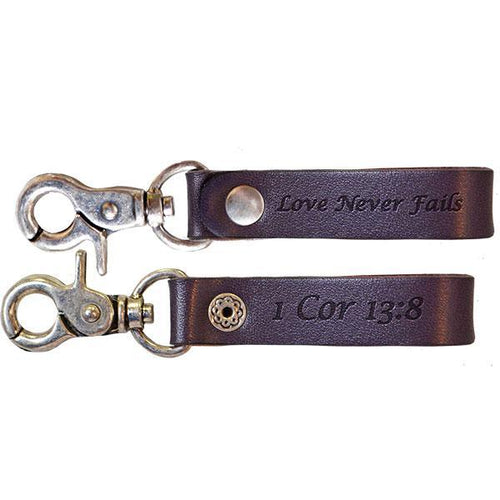 love-never-fails-women-religious-keychain-faith-gear