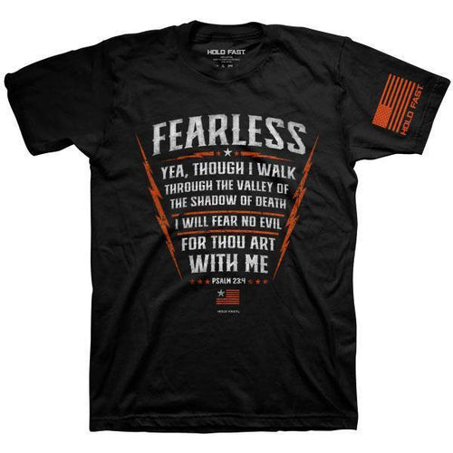 psalm-23:4-fearless--religious-t-shirt-hold-fast