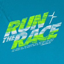 Load image into Gallery viewer, run-the-race-youth-religious-t-shirt-kerusso-active
