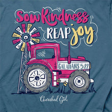 Load image into Gallery viewer, sow-kindness-galatians-5:22--religious-t-shirt-cherished-girl
