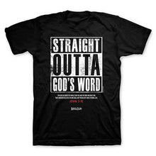 Load image into Gallery viewer, straight-outta-god&#39;s-word--religious-t-shirt-kerusso
