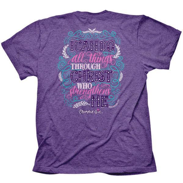 through-christ--religious-t-shirt-cherished-girl