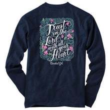 Load image into Gallery viewer, trust-in-the-lord-womens-religious-t-shirt-cherished-girl
