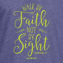 Load image into Gallery viewer, walk-by-faith-2-corinthians-5:7-womens-religious-hoodie-grace-&amp;-truth
