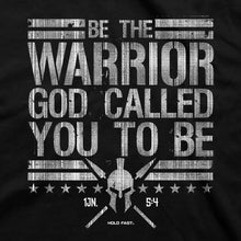 Load image into Gallery viewer, warrior-mens-religious-t-shirt-hold-fast
