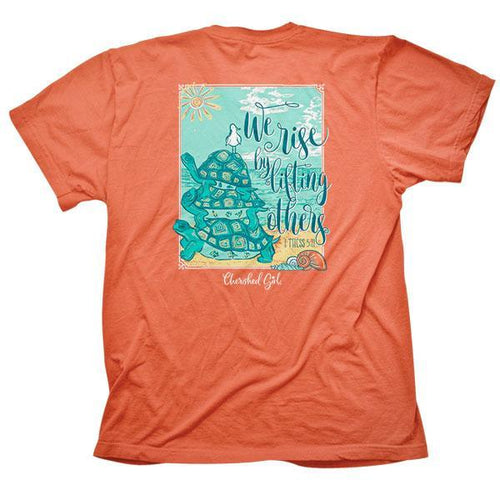 we-rise-by-lifting-others-1-thessalonians-5:11--religious-t-shirt-cherished-girl